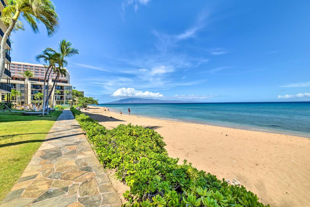 Cute Beachfront Condo With Lanai And Resort Pools Kahana ภายนอก รูปภาพ